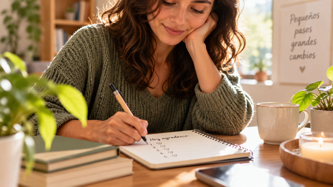 Diario de gratitud: cómo hacerlo en 5 minutos al día