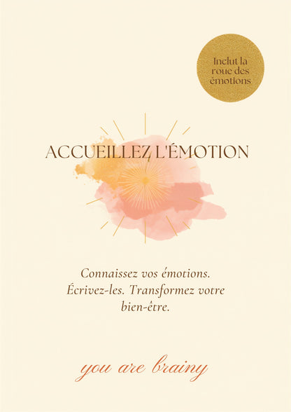Couverture de l'EPUB Accueillez l'émotion — journal de guérison You Are Brainy