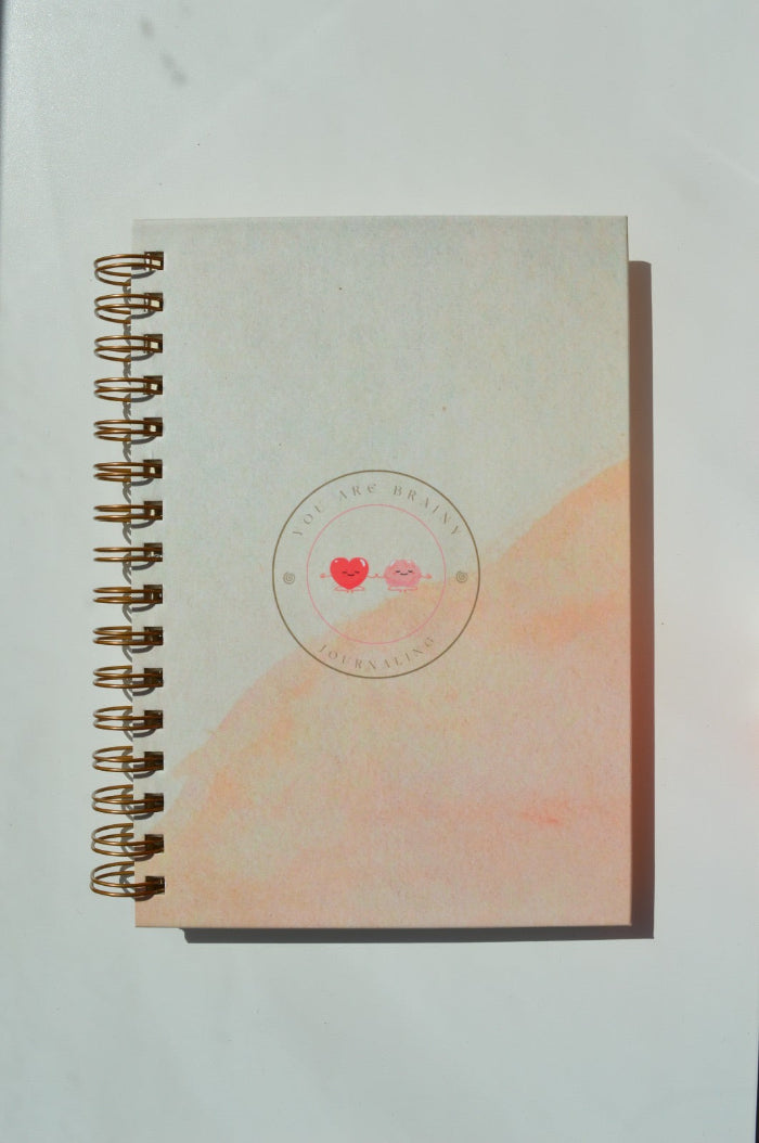 200 hojas, papel crema, wire-o, diario